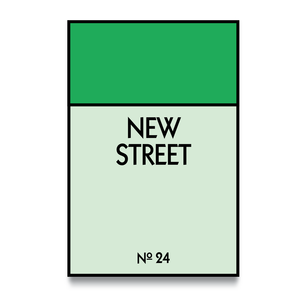 STREET NAME - CUSTOM METAL POSTER - Vigil