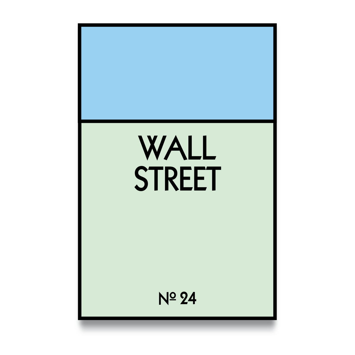 STREET NAME - CUSTOM METAL POSTER - Vigil