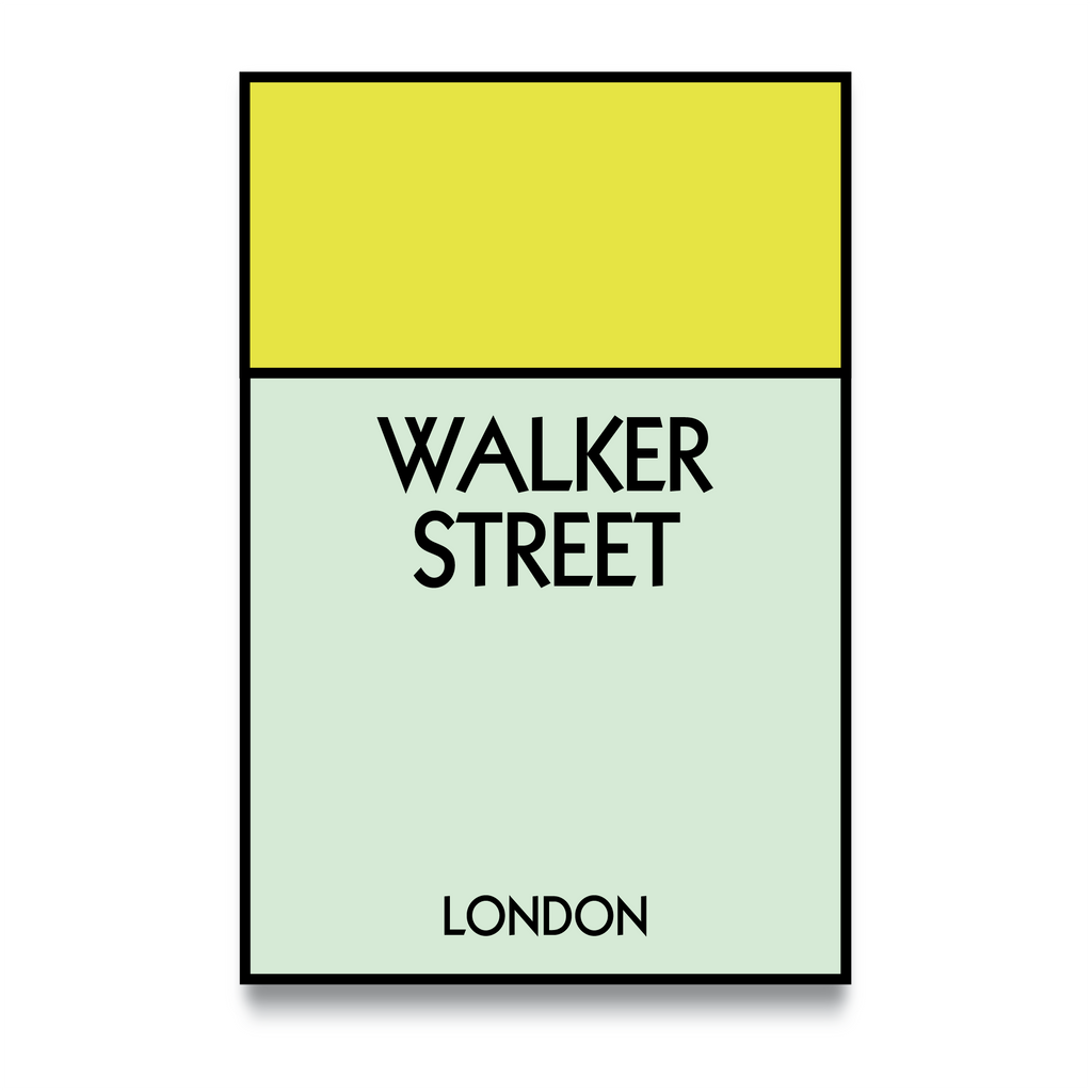 STREET NAME - CUSTOM METAL POSTER - Vigil